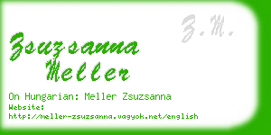 zsuzsanna meller business card